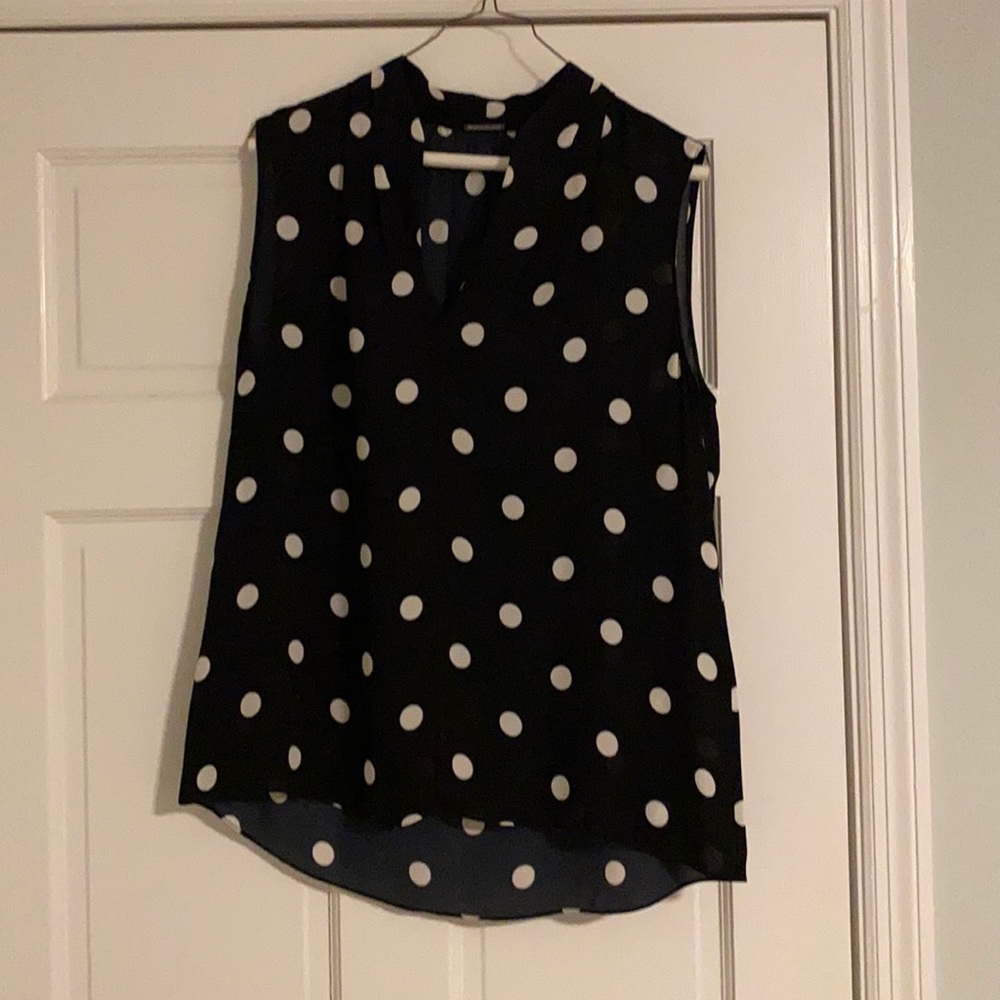 Elie Tahari polka dot top